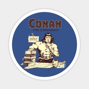 Conan the Librarian Magnet